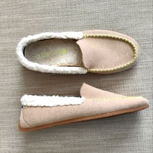 Rothy's Nutmeg Textile The Slipper Shearling Loafers Flat